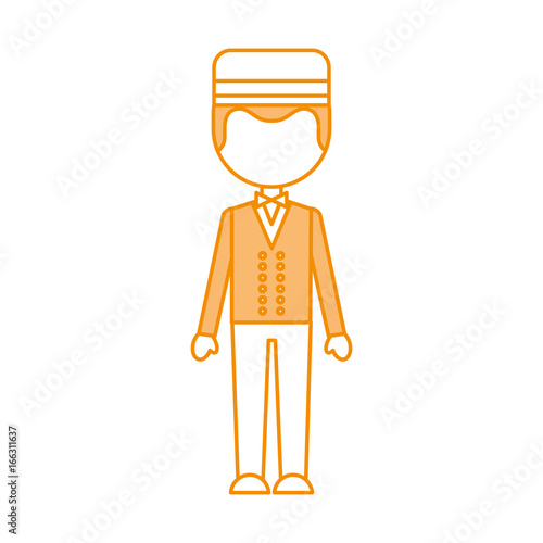 boybell avatar character icon vector illustration design