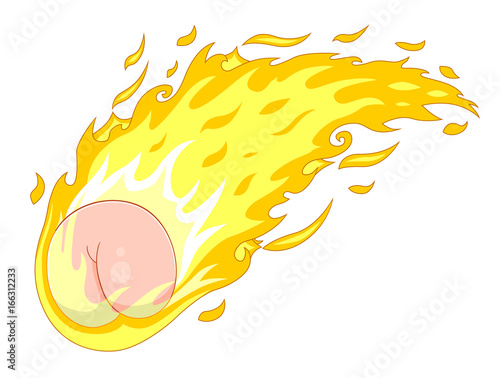 Butt comet