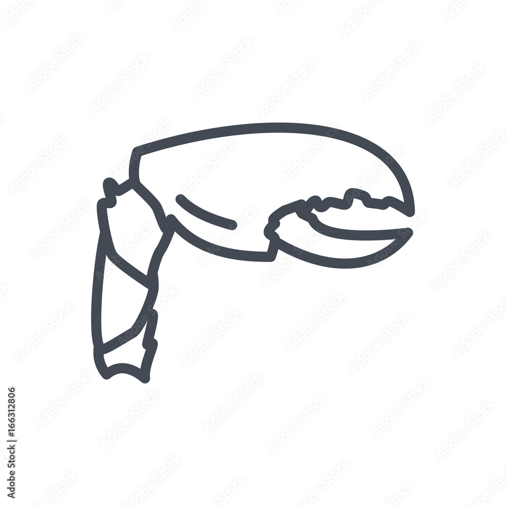 Crab Claw Clipart