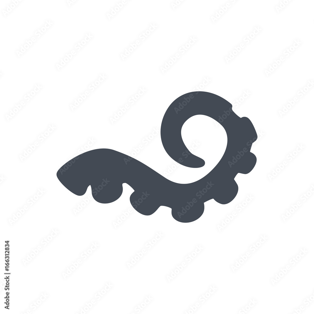 © Maxchered - Seafood Food silhouette icon squid tentacle
