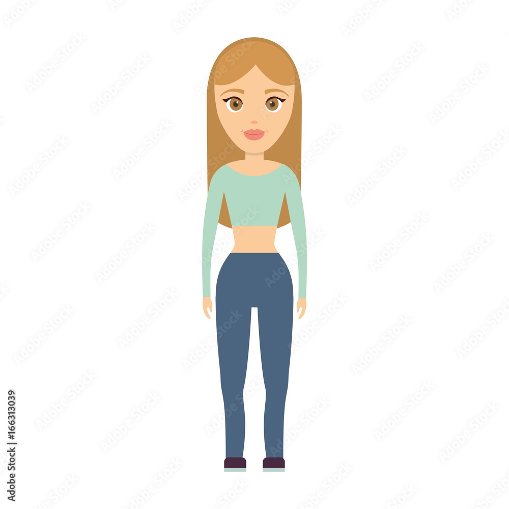 cartoon woman icon cartoon woman icon