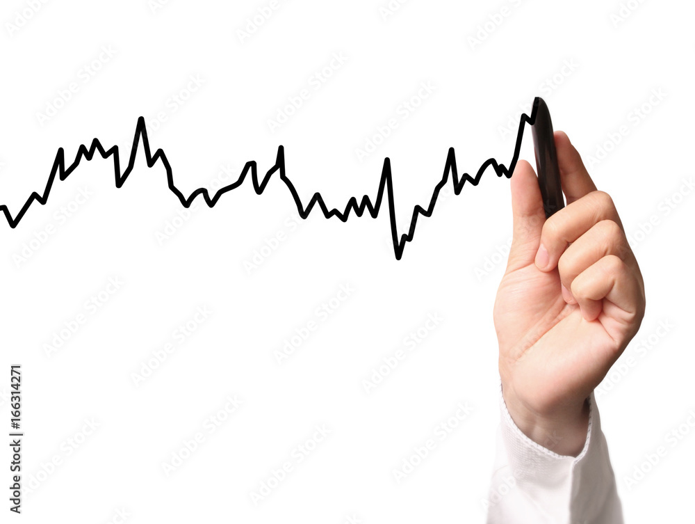 hand drawing chart show hand drawing chart show