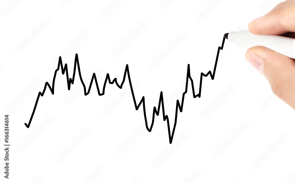 hand drawing chart show hand drawing chart show