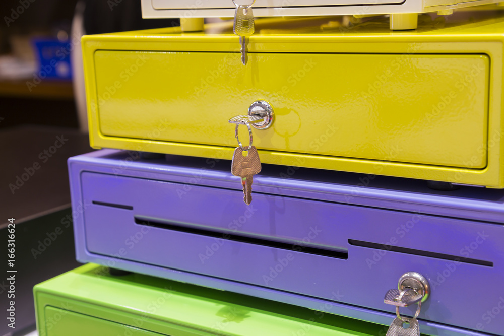 colorful box safe with keys colorful box safe with keys