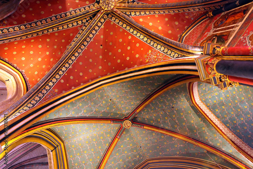 ceiling of notre-dame de bayonne photo