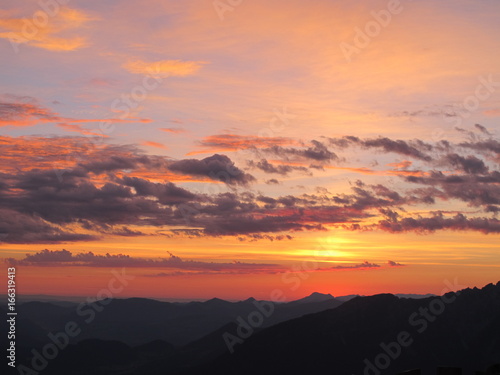 sonnenaufgang watzmann photo