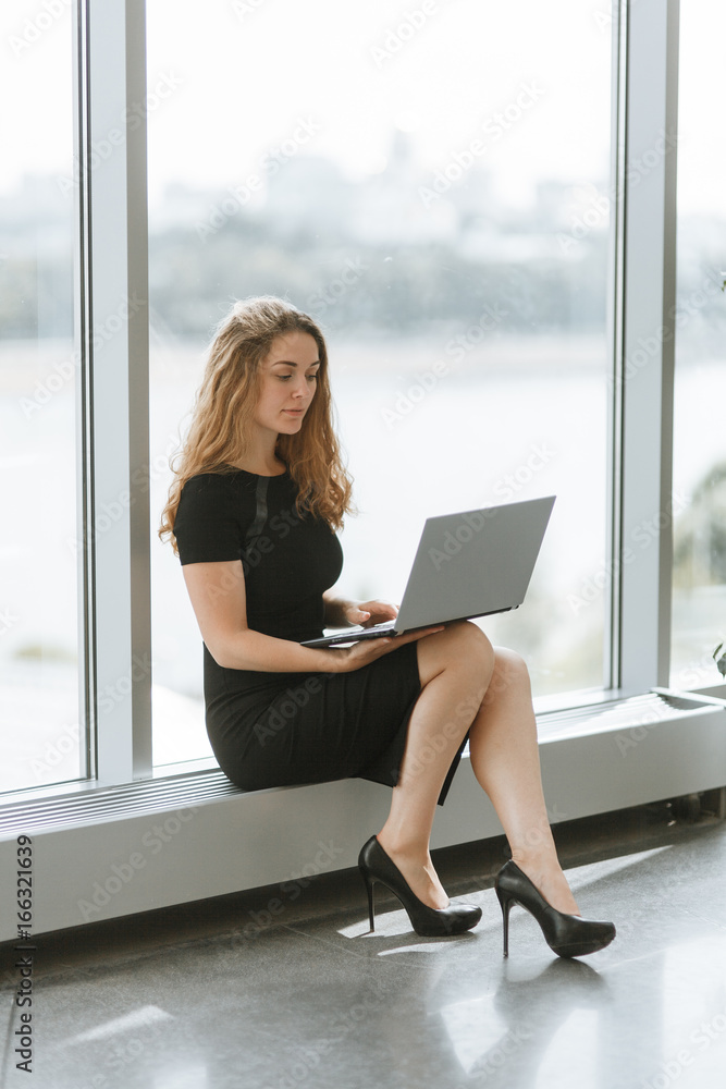 Portrait of business girl Portrait of business girl