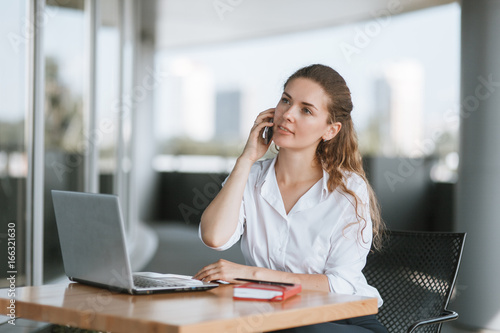 Portrait of business girl