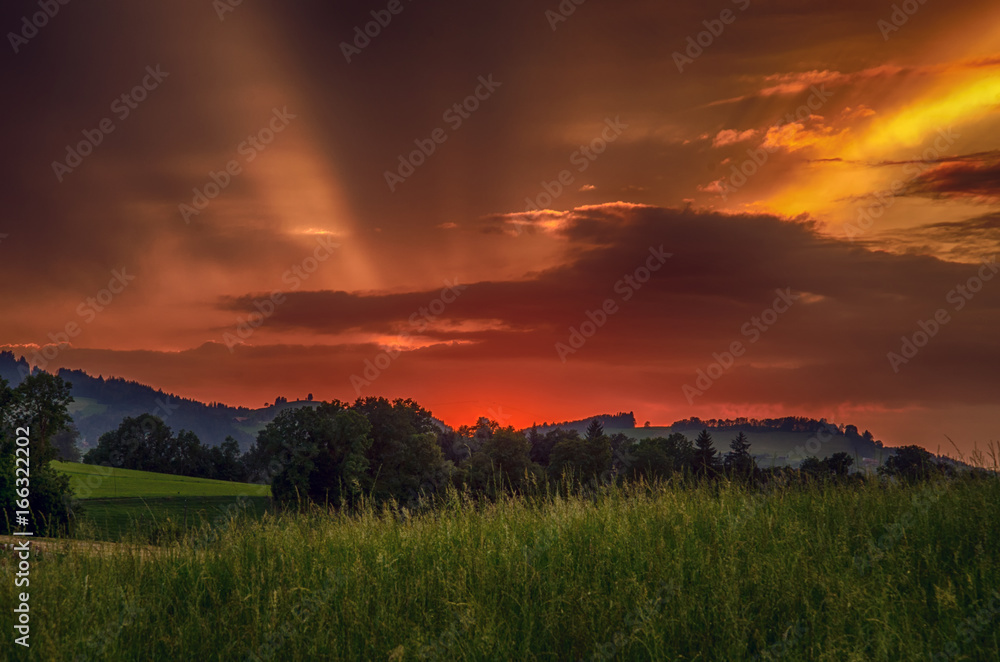 Sonnenuntergang in Thun Sonnenuntergang in Thun