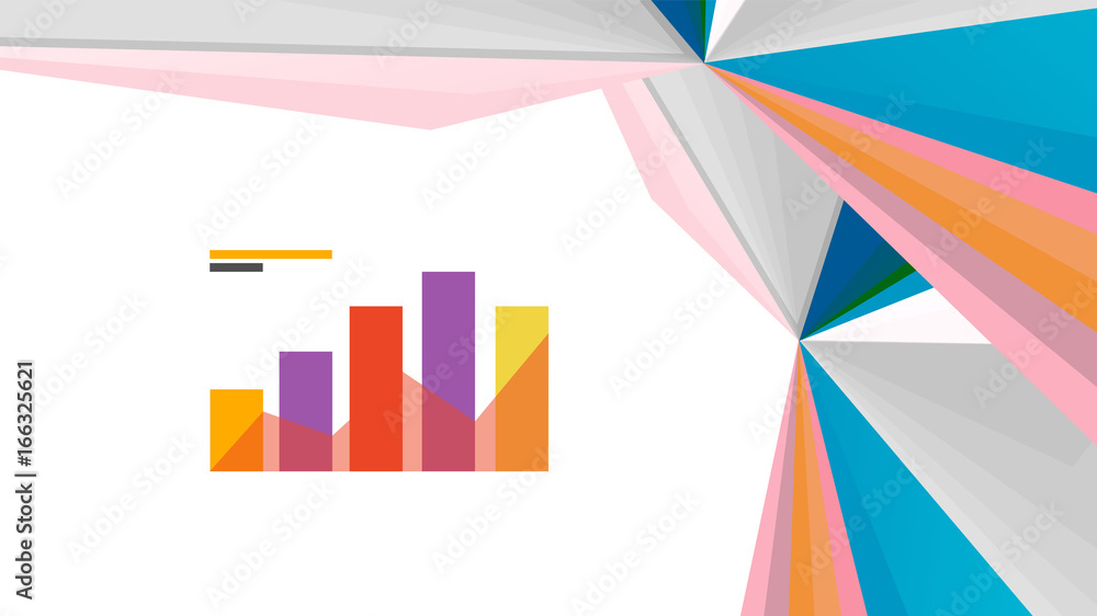 Modern triangle presentation template Modern triangle presentation template