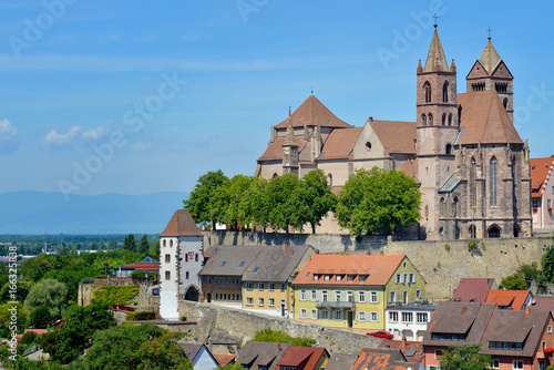 View of Breisach by the Rhine River photo