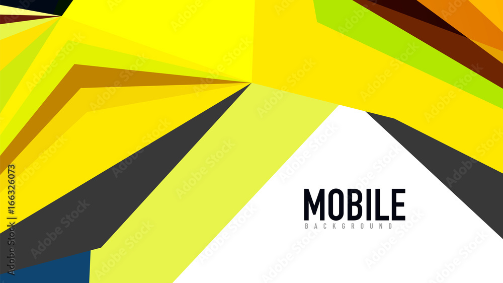 Modern triangle presentation template Modern triangle presentation template