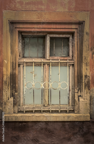 Obraz na płótnie The old window in Lviv, Ukraine w salonie