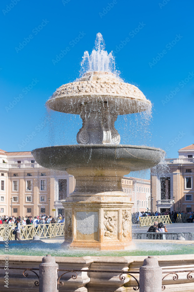 fountain at st peter's square