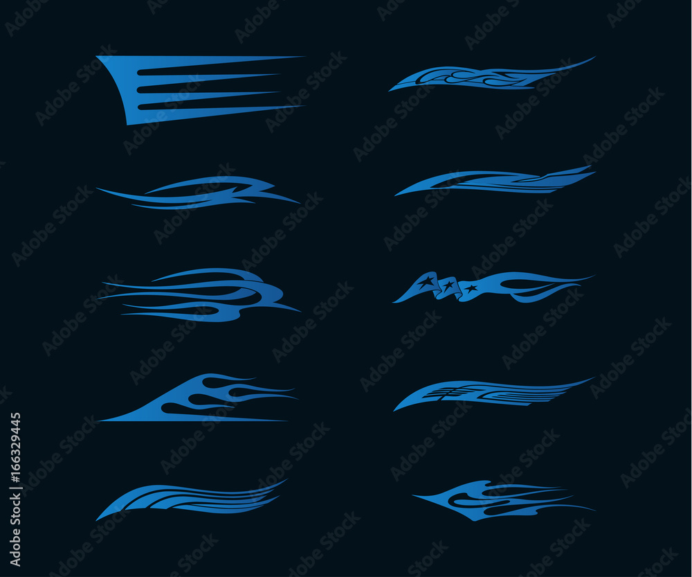 Obraz premium Car, Motorcycle Racing Vehicle Graphics, Vinyls & Decals