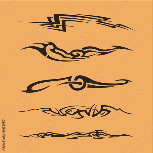 Car, Motorcycle Racing Vehicle Graphics, tribal Vinyls & Decals