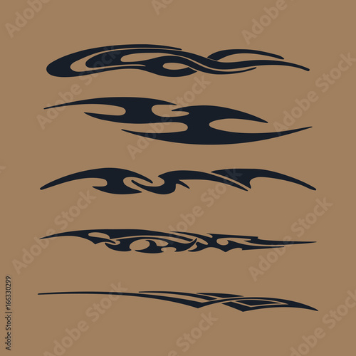 Car, Motorcycle Racing Vehicle Graphics, tribal Vinyls & Decals