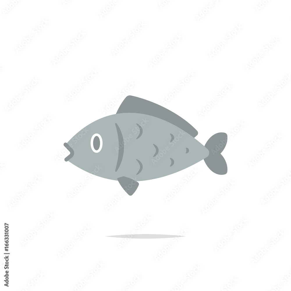 Fish icon vector Fish icon vector