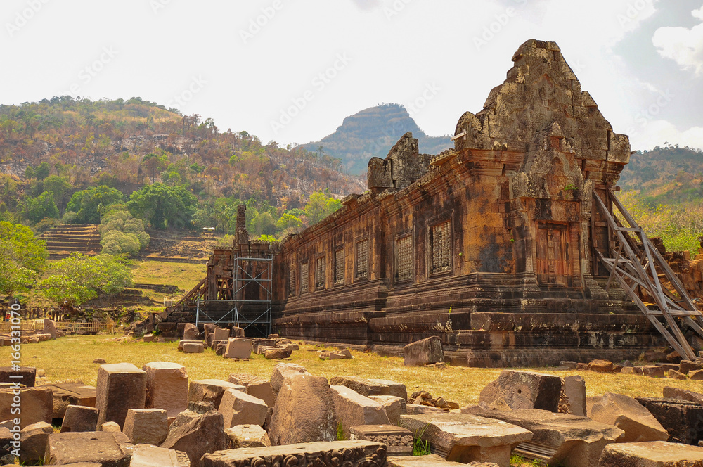 The ruins of the archaeological site, Loas