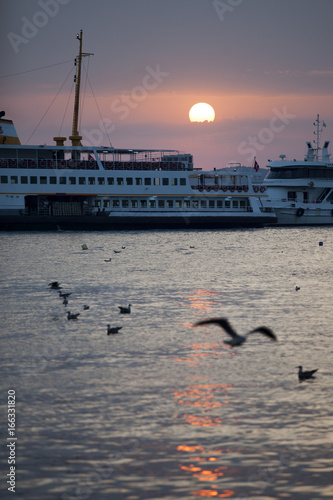 Sunset and prince islands
 photo