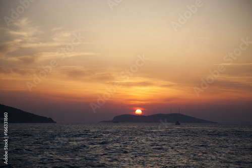 Sunset and prince islands
 photo