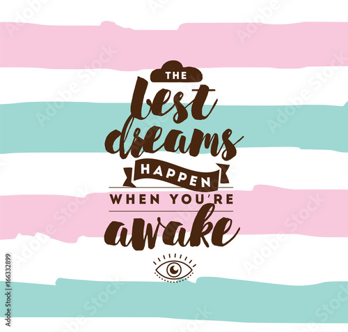 Typography for poster, invitation, greeting card or t-shirt.