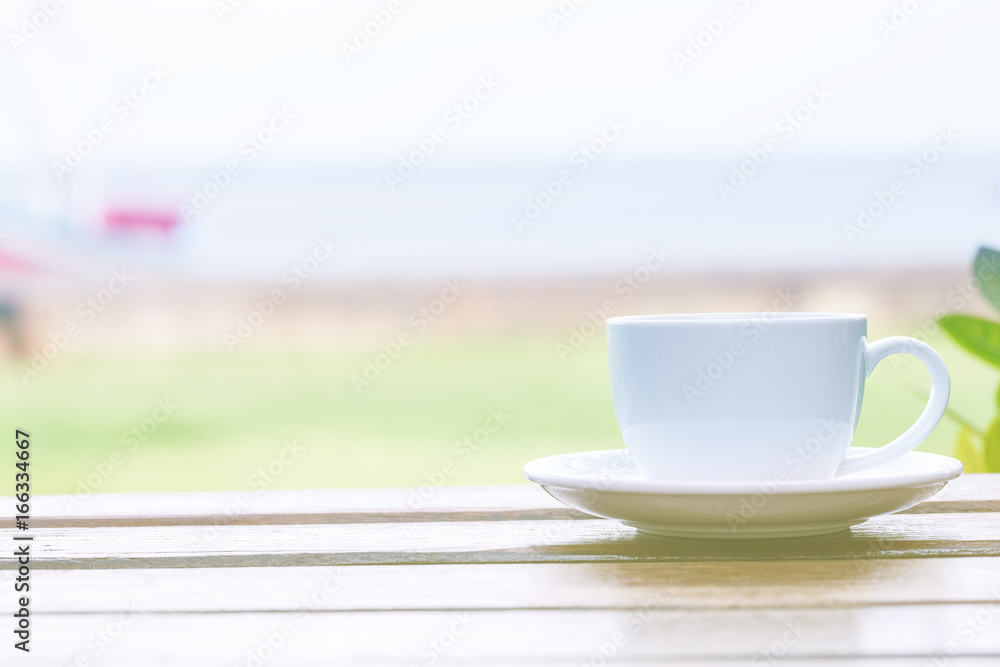 morning coffee at beach morning coffee at beach