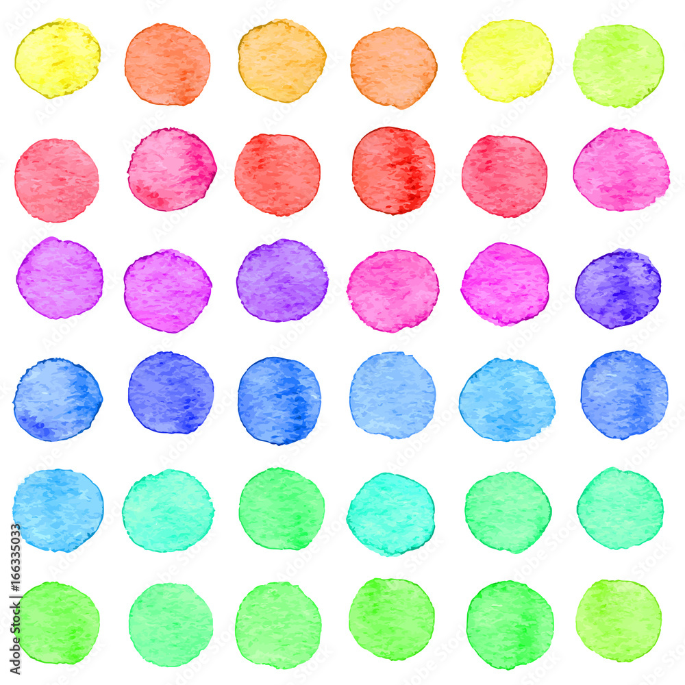 Seamless watercolor dots pattern Seamless watercolor dots pattern