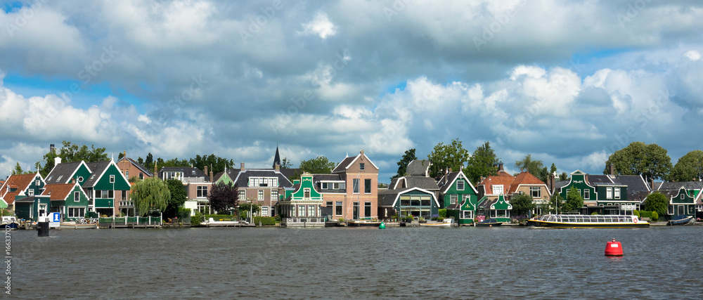 Fototapeta premium Holländische Häuser in Zaanse Schans