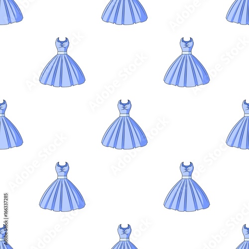 White fluffy wedding dress for a girl. Wedding wear.Women clothing single icon in cartoon style vector symbol stock illustration.