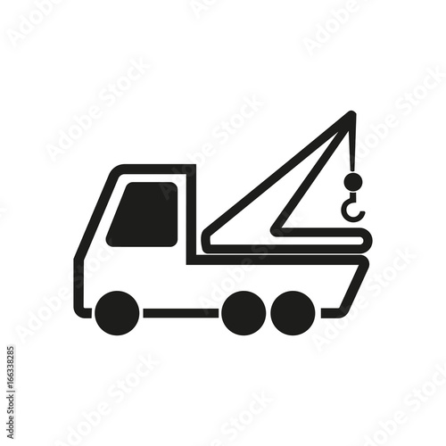 Crane truck icon