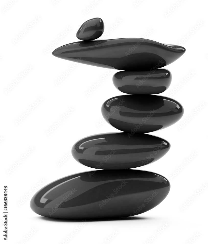 stone tower isolated on white background stone tower isolated on white background