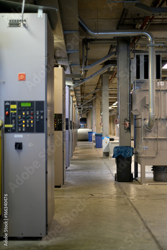 Newspaper printing presses