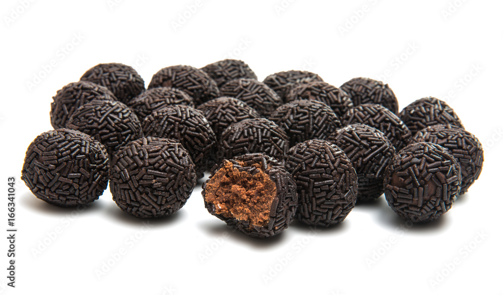 Chocolate truffle isolated Chocolate truffle isolated