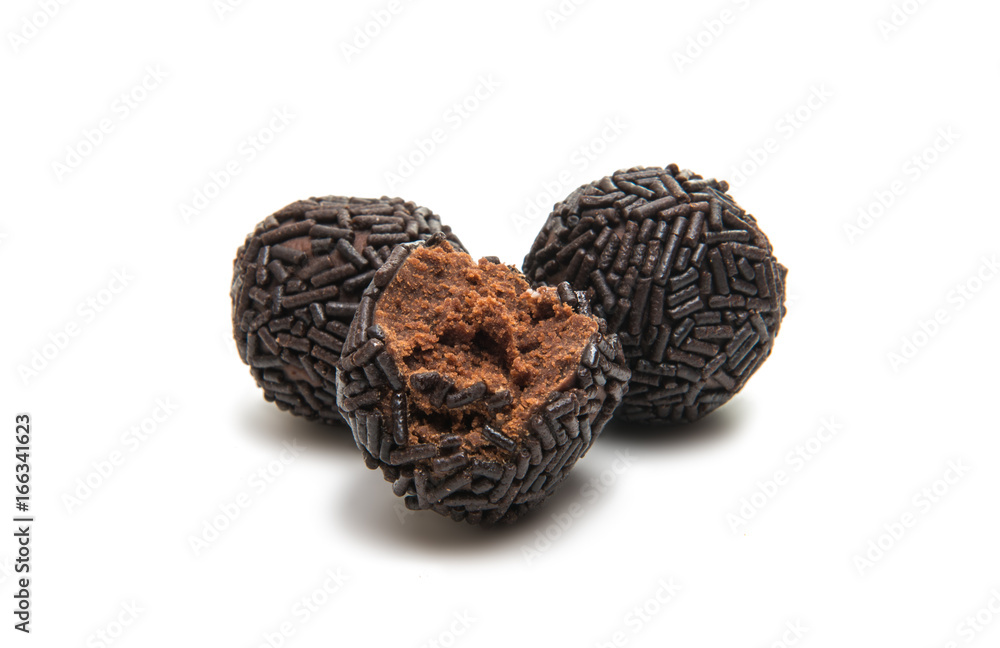 Chocolate truffle isolated Chocolate truffle isolated