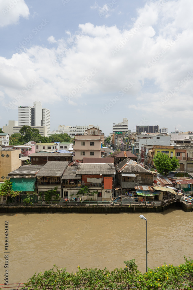 Obraz premium The rivers and canals of Bangkok