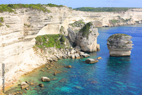 Beautiful coast on Corsica Island, Mediterranean Sea, France