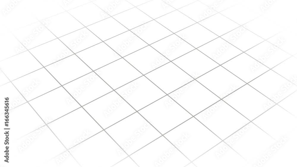 Animation of a square in a grid in black and white Animation of a square in a grid in black and white