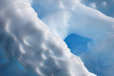 Iceberg ice sculpture in Antarctic Peninsula, Antarctica