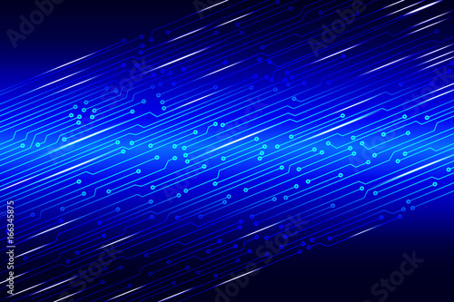 Hi Technology Circuit Board Pattern Vector Background