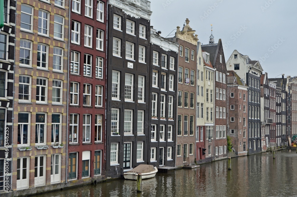 Bunte Häuser Amsterdams