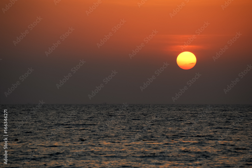 Beautiful Sunset at andaman sea