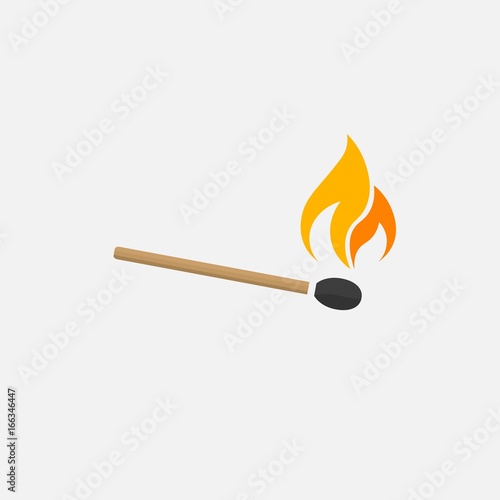 match stick with fire