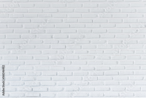  White brick wall for background and textured, Seamless white brick wall background
