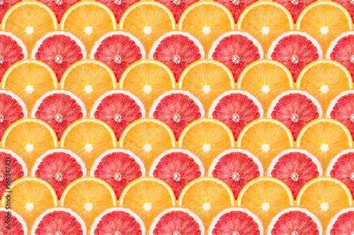 orange and grapefruit slices