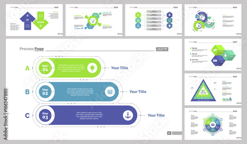 Eight Management Slide Templates Set