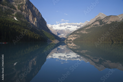Beautiful landscape of famous Lake Louise in Alberta, Canada