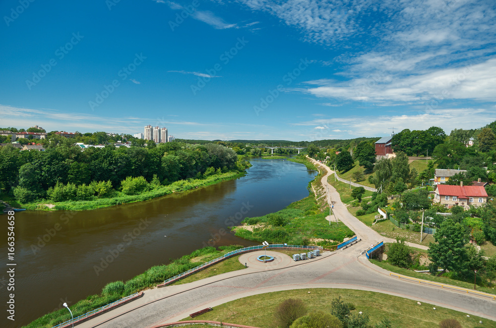 Fototapeta premium Neman river. Grodno, Belarus