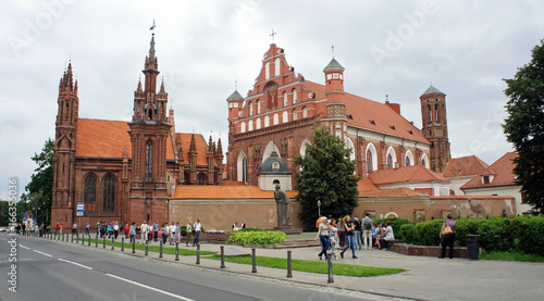 The Church of St. Anne and the Church of St. Francis of Assisi, Vilnius, Lithuania