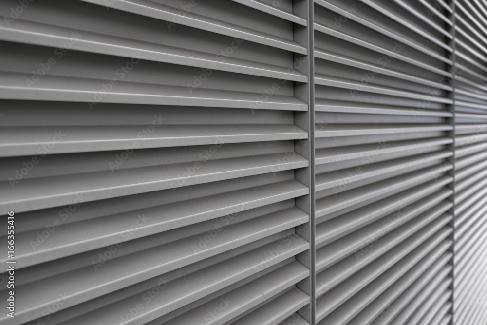 Obraz premium Wall with horizontal lines in perspective.